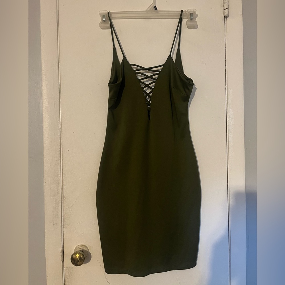Charlotte Russe Criss Cross Dress Sz M